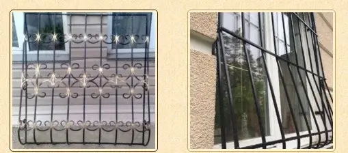 Metal grilles for windows