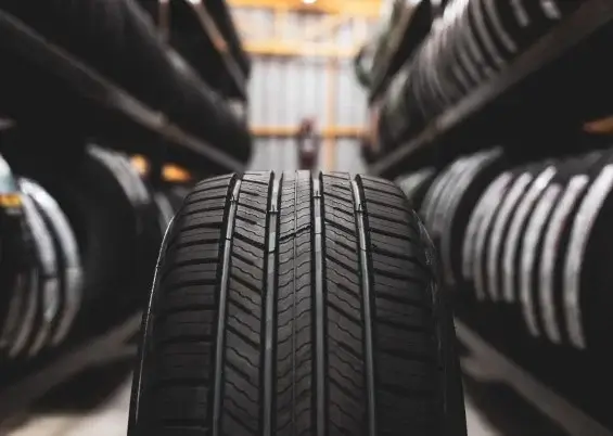 In what conditions should car tires be stored?