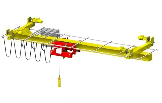 Suspended and support crane beams