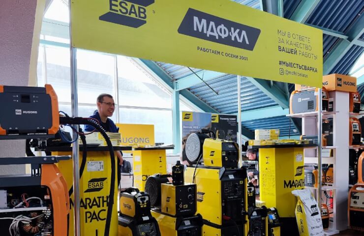 Сварочные материалы и оборудование ЭСАБ представили на выставке «Сварка и резка 2024» в Минске