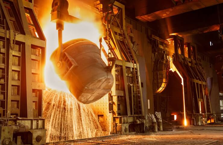 Steel and rolled metal production has increased significantly in Ukraine