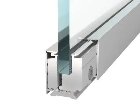 Accessories for glass partitions and doors