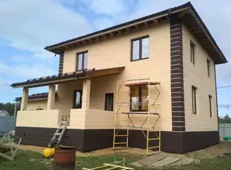 Стоимость облицовки фасада дома