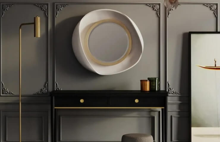 Designer furniture console for a modern interior