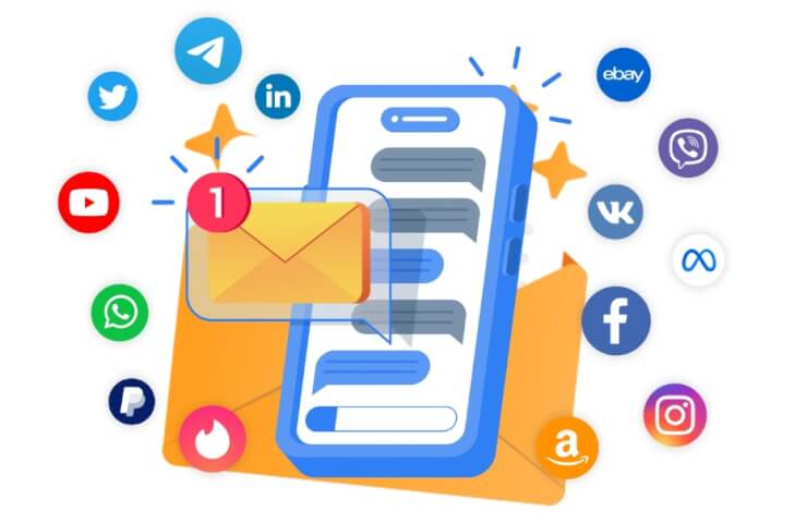 An accessible platform for receiving SMS messages to a virtual number