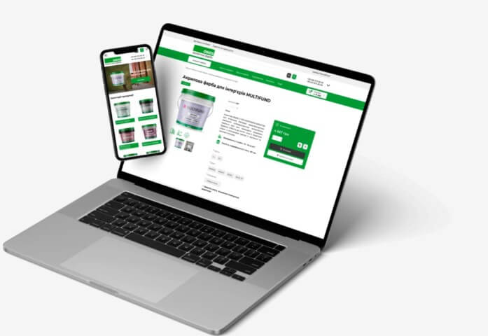 Послуга розробка інтернет магазину від компанії Estetic web design