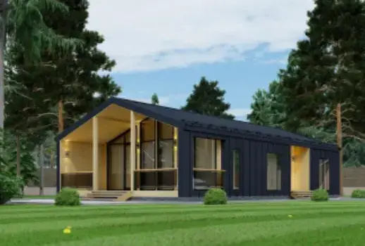 Country houses and cottages made of SIP panels