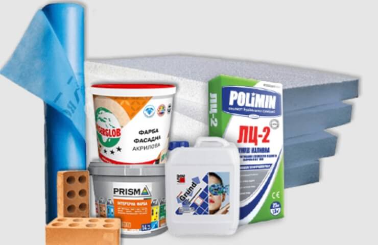 Вибір будівельних матеріалів в магазині Атлант