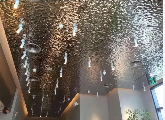 What is sheet metal with a "Water Ripple" surface?