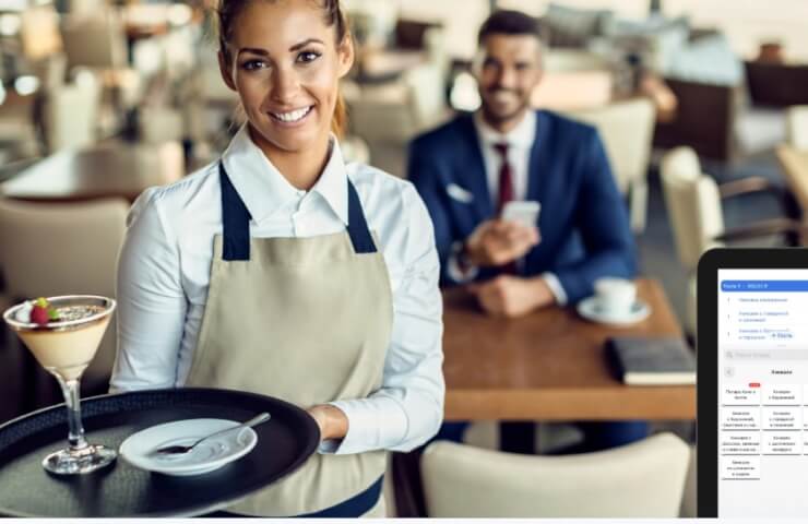 A mobile application for accepting restaurant orders