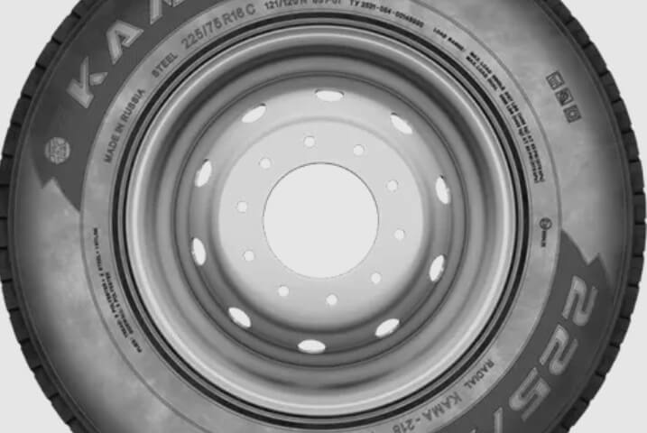 Tubeless tire KAMA 218