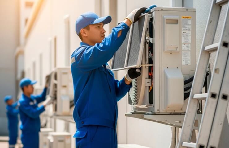 Air conditioner maintenance services from the company
