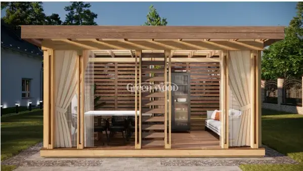 Где можно купить беседку из дерева