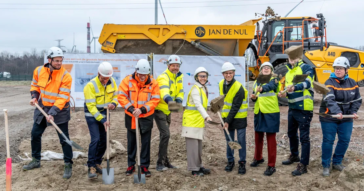 Belgium's ArcelorMittal is developing low-emission steel production thanks to a new high-voltage substation