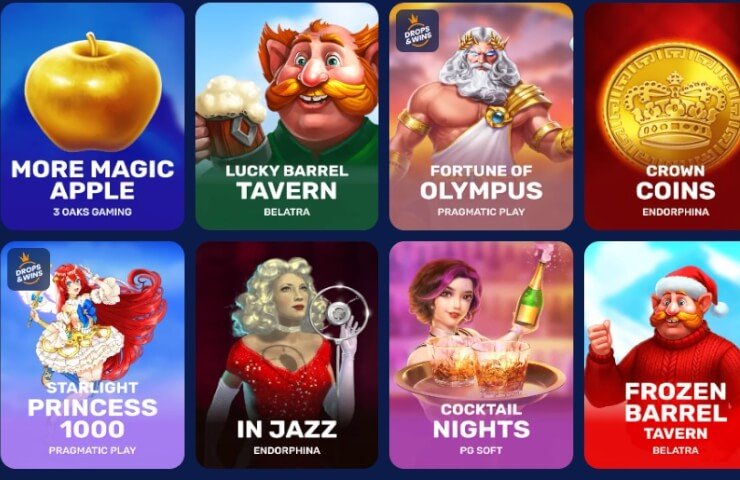 Разнообразие игровых развлечений от Fugu Сasino