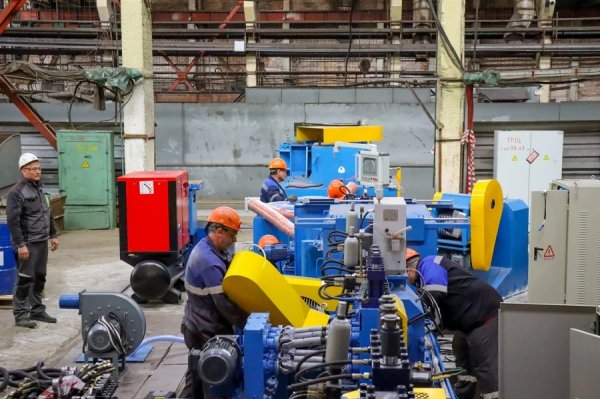 Білорецький металургійний комбінат монтує нову лінію обточування і шліфування поверхні катанки і дроту