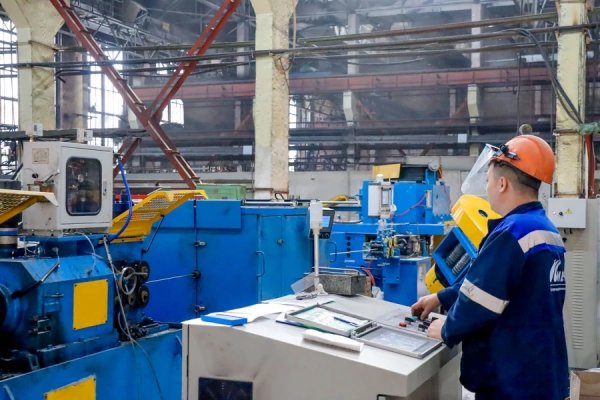 "Белорецкий металлургический комбинат" запустил в эксплуатацию линию обточки и шлифовки поверхности катанки и проволоки