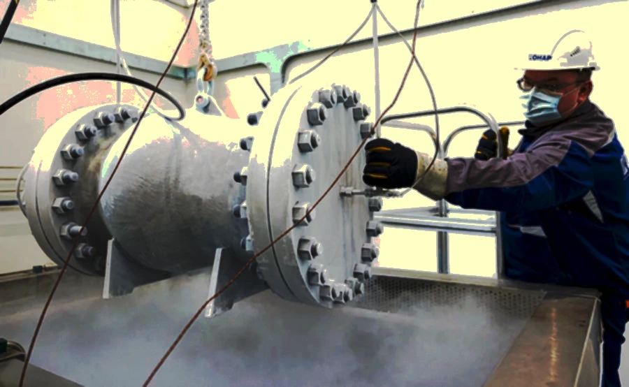 Челябінська промгрупа  "Конар " освоїла виробництво поворотного трубопровідного дискового затвора в кріогенному виконанні