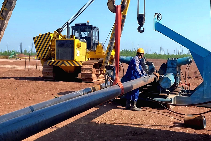 TMK Neftegazservice has built the first turnkey pipeline using non-welded assembly technology