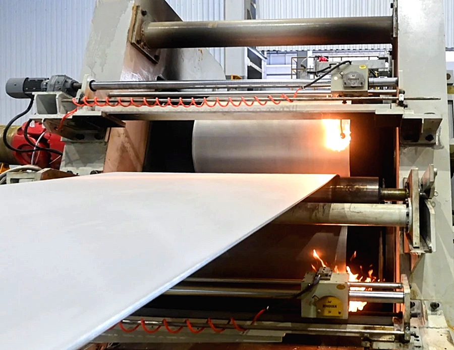 На заводе "Уральская фольга" запустили новую линию непрерывного литья полосы из алюминия и его сплавов