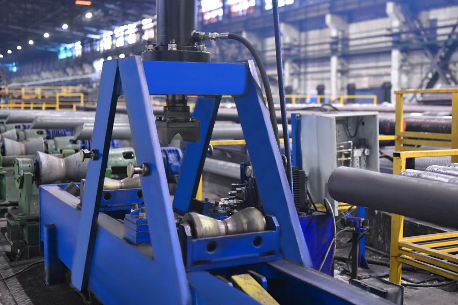 Taganrog Metallurgical Plant has commissioned a press for straightening drill pipes